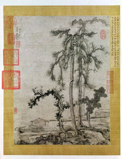 Padiglione sotto gli alberi da Cao Zhibo